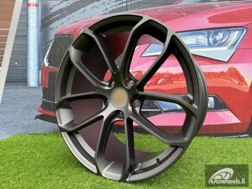 Ratlankis R22x10  5X130  ET  48  71.6  H5084  (3S5985)  Gun Metal Half Matt (GMHM)  For PORCH  (K4+Z4)  (HYBRID FORGED (Rear+Front))