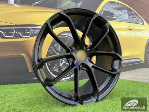 Ratlankis R22x10  5X130  ET  48  71.6  H5084  (3S5985)  Black Half Matt (BLHM)  For PORCH  (K4)  (HYBRID FORGED (Rear+Front))