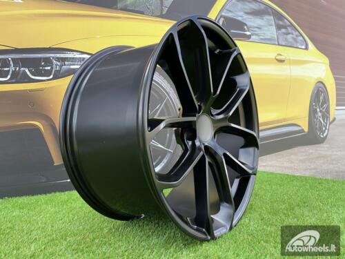 Ratlankis R22x10  5X130  ET  48  71.6  H5084  (3S5985)  Black Half Matt (BLHM)  For PORCH  (K4)  (HYBRID FORGED (Rear+Front))