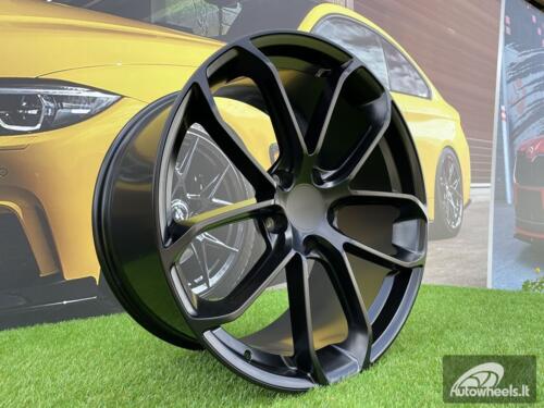 Ratlankis R22x10  5X130  ET  48  71.6  H5084  (3S5985)  Black Half Matt (BLHM)  For PORCH  (P)  (HYBRID FORGED (Rear+Front))
