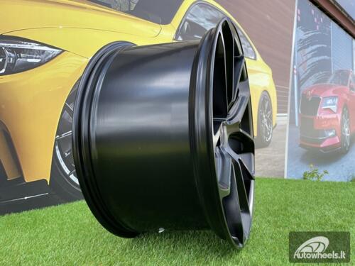 Ratlankis R22x10  5X130  ET  48  71.6  H5084  (3S5985)  Black Half Matt (BLHM)  For PORCH  (P)  (HYBRID FORGED (Rear+Front))