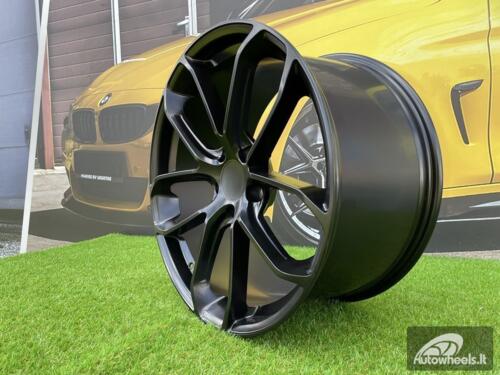 Ratlankis R22x10  5X130  ET  48  71.6  H5084  (3S5985)  Black Half Matt (BLHM)  For PORCH  (P)  (HYBRID FORGED (Rear+Front))