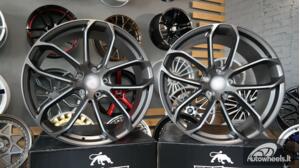 Ratlankis R21x10  5X112  ET  19  66.5  H5084  (CTRGW592)  Grey Polished Matt (MGM)  For PORCH  (K3)  (FORGED (Rear+Front))