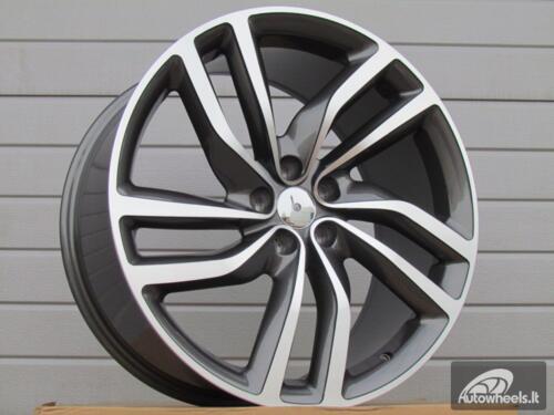 Ratlankis R20x8.5  5X108  ET  40  63.3  HE721  Grey Polished (MG)  For JAGUAR  (P1)