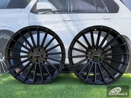 Ratlankis R21x9  5X112  ET  30  66.6  HX010  Black Half Matt (BLHM)  For HAXER  (Z2+Z1)  (Rear+Front)