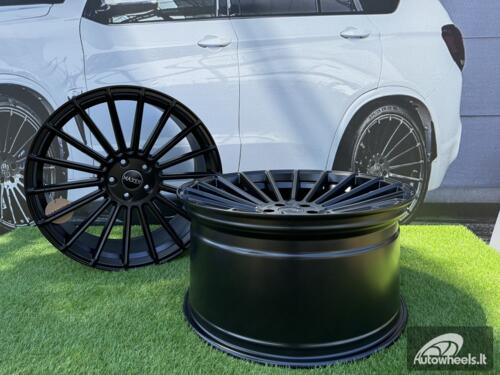 Ratlankis R21x9  5X112  ET  30  66.6  HX010  Black Half Matt (BLHM)  For HAXER  (Z2+Z1)  (Rear+Front)