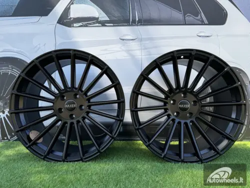 Ratlankis R21x9  5X112  ET  30  66.6  HX010  Black Half Matt (BLHM)  For HAXER  (Z2+Z1+Z3)  (Rear+Front)