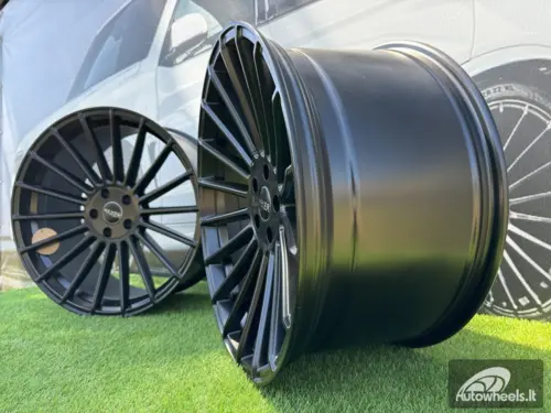 Ratlankis R21x9  5X112  ET  30  66.6  HX010  Black Half Matt (BLHM)  For HAXER  (Z2+Z1+Z3)  (Rear+Front)