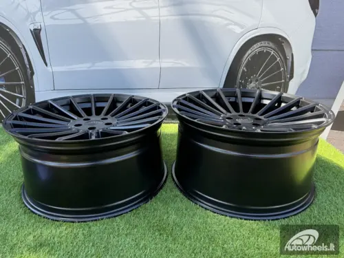Ratlankis R21x9  5X112  ET  30  66.6  HX010  Black Half Matt (BLHM)  For HAXER  (Z2+Z1+Z3)  (Rear+Front)