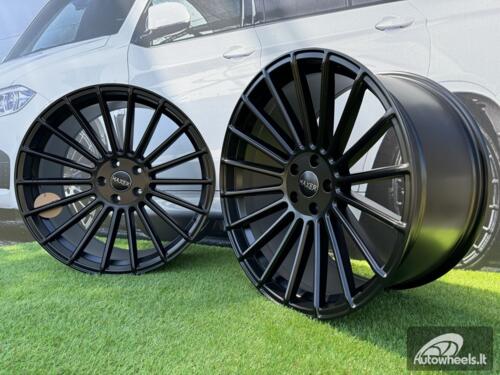 Ratlankis R22x10.5  5X120  ET  40  74.1  HX010  Black Half Matt (BLHM)  For HAXER  (P1+P2+Z2)