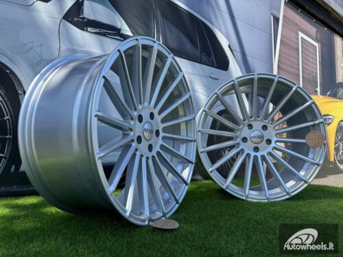 Ratlankis R21x10.5  5X112  ET  40  66.6  HX010  Silver Shining (SS)  For HAXER  (Z2)  (Rear+Front)