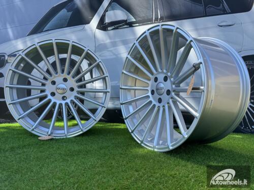 Ratlankis R21x10.5  5X112  ET  40  66.6  HX010  Silver Shining (SS)  For HAXER  (Z2)  (Rear+Front)