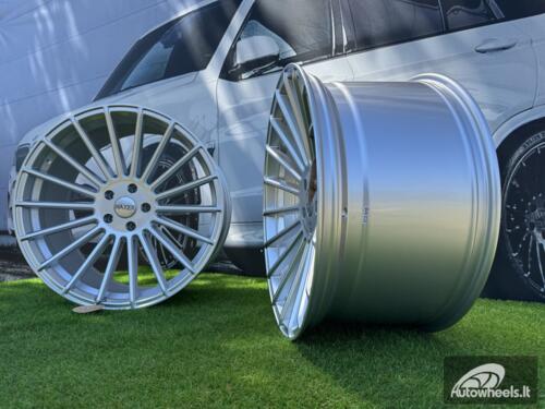 Ratlankis R21x10.5  5X112  ET  40  66.6  HX010  Silver Shining (SS)  For HAXER  (Z2)  (Rear+Front)