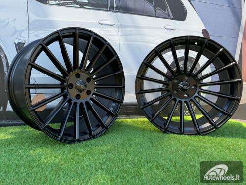 Ratlankis R21x10.5  5X112  ET  40  66.6  HX010  Black Half Matt (BLHM)  For HAXER  (Z2+Z1)  (Rear+Front)