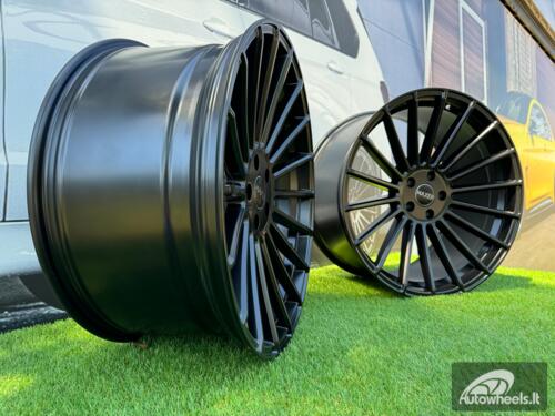 Ratlankis R21x10.5  5X112  ET  40  66.6  HX010  Black Half Matt (BLHM)  For HAXER  (Z2+Z1)  (Rear+Front)
