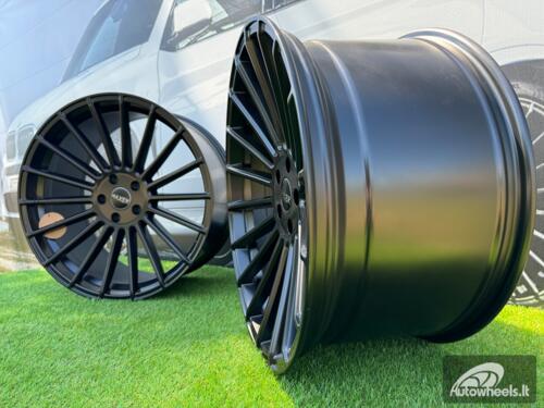 Ratlankis R21x10.5  5X112  ET  40  66.6  HX010  Black Half Matt (BLHM)  For HAXER  (Z2+Z1)  (Rear+Front)