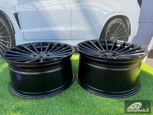 Ratlankis R21x10.5  5X112  ET  40  66.6  HX010  Black Half Matt (BLHM)  For HAXER  (Z2+Z1)  (Rear+Front)