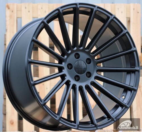 Ratlankis R22x9  5X112  ET  30  66.6  HX010  Black Half Matt (BLHM)  For HAXER  (Z2+Z1)  (Rear+Front)