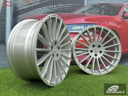 Ratlankis R22x10.5  5X112  ET  40  66.6  HX010  Silver Shining (SS)  For HAXER  (Z4)  (Rear+Front)