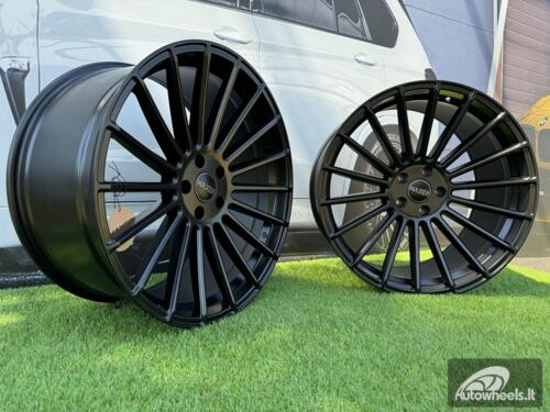 Ratlankis R22x10.5  5X112  ET  40  66.6  HX010  Black Half Matt (BLHM)  For HAXER  (Z2+Z1+Z7)  (Rear+Front)