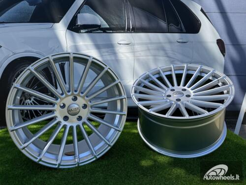 Ratlankis R22x11.5  5X112  ET  38  66.6  HX010  Silver Shining (SS)  For HAXER  (M)  (Rear+Front)