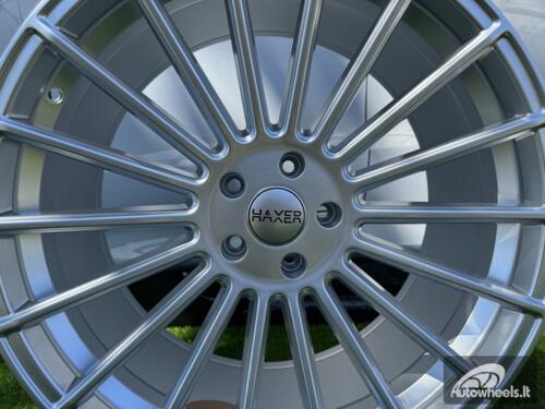 Ratlankis R22x11.5  5X112  ET  38  66.6  HX010  Silver Shining (SS)  For HAXER  (M)  (Rear+Front)