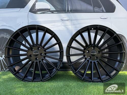 Ratlankis R22x9  5X108  ET  40  63.3  HX010  Black Half Matt (BLHM)  For HAXER  (P+Z3)