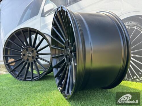 Ratlankis R22x9  5X108  ET  40  63.3  HX010  Black Half Matt (BLHM)  For HAXER  (P+Z3)