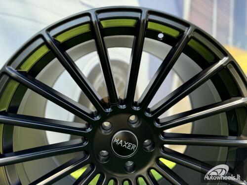 Ratlankis R22x9  5X108  ET  40  63.3  HX010  Black Half Matt (BLHM)  For HAXER  (P+Z3)