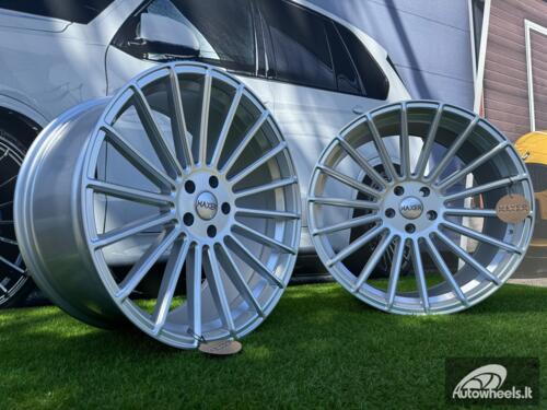 Ratlankis R21x11.5  5X120  ET  38  74.1  HX010  Silver Shining (SS)  For HAXER  (P)  (REAR+FRONT)