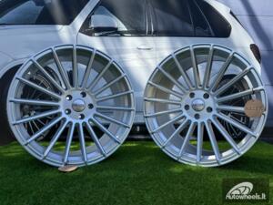 Ratlankis R21x11.5  5X120  ET  38  74.1  HX010  Silver Shining (SS)  For HAXER  (P)  (REAR+FRONT)