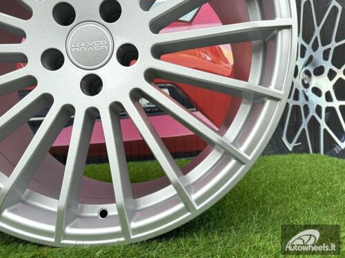 Ratlankis R22x11.5  5X120  ET  38  74.1  HX010  Silver Shining (SS)  For HAXER  (Z1+P)  (REAR+FRONT)