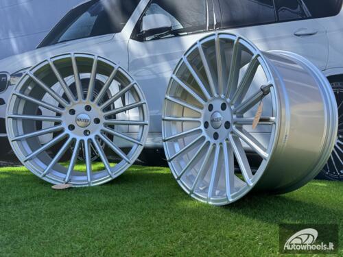 Ratlankis R22x11.5  5X120  ET  38  74.1  HX010  Silver Shining (SS)  For HAXER  (Z1)  (REAR+FRONT)