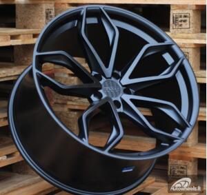 Ratlankis R22x11.5  5X120  ET  38  74.1  HX011  (E25522B502S)  Black Half Matt (BLHM)  For HAXER  (K4+P+K7+N2)  (Front+Rear)