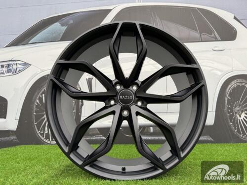 Ratlankis R22x10  5X120  ET  40  74.1  HX011  (E255221003S)  Black Half Matt (BLHM)  For HAXER  (K4+P2)  (Front+Rear)