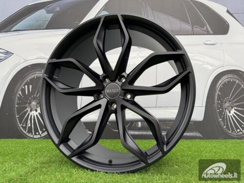Ratlankis R22x10  5X120  ET  40  74.1  HX011  (E255221003S)  Black Half Matt (BLHM)  For HAXER  (K4+P2)  (Front+Rear)