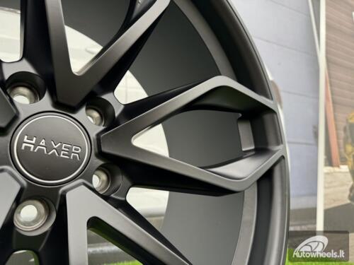Ratlankis R22x10  5X120  ET  40  74.1  HX011  (E255221003S)  Black Half Matt (BLHM)  For HAXER  (K4+P2)  (Front+Rear)