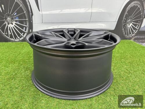 Ratlankis R22x10  5X120  ET  40  74.1  HX011  (E255221003S)  Black Half Matt (BLHM)  For HAXER  (K4+P2)  (Front+Rear)