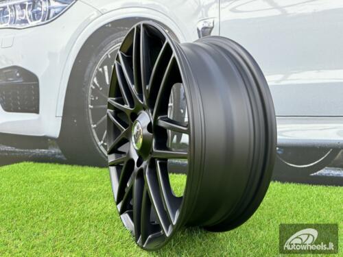 Ratlankis R16x5.5  3X112  ET  30  57.1  HX013  (E269165503S)  Black Half Matt (BLHM)  For SMART  (R)  (Front)