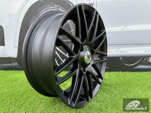 Ratlankis R16x5.5  3X112  ET  30  57.1  HX013  (E269165503S)  Black Half Matt (BLHM)  For SMART  (R)  (Front)