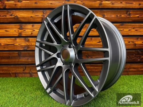 Ratlankis R16x5.5  3X112  ET  30  57.1  HX013  (E269165516S)  Gun Metal Half Matt (GMHM)  For SMART  (Z6)  (Front)