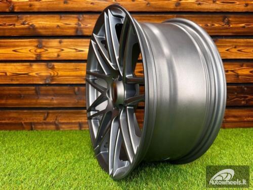Ratlankis R16x5.5  3X112  ET  30  57.1  HX013  (E269165516S)  Gun Metal Half Matt (GMHM)  For SMART  (Z6)  (Front)