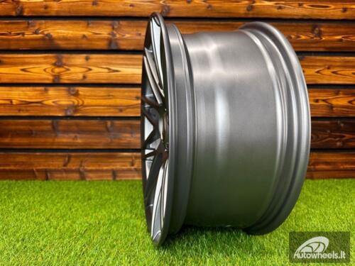 Ratlankis R16x5.5  3X112  ET  30  57.1  HX013  (E269165516S)  Gun Metal Half Matt (GMHM)  For SMART  (Z6)  (Front)