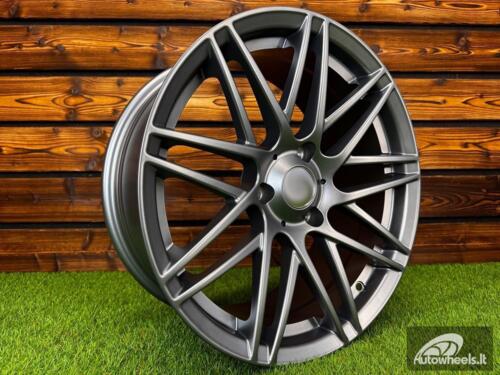 Ratlankis R16x5.5  3X112  ET  30  57.1  HX013  (E269165516S)  Gun Metal Half Matt (GMHM)  For SMART  (Z6)  (Front)