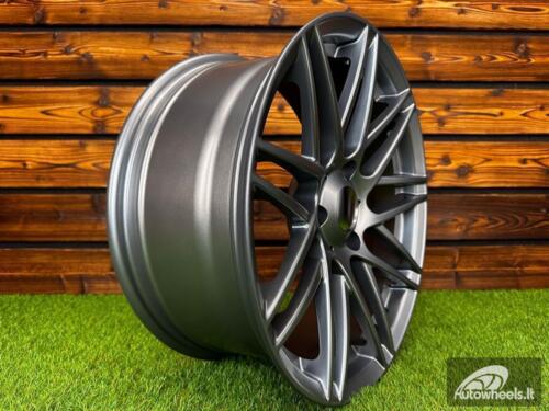 Ratlankis R16x5.5  3X112  ET  30  57.1  HX013  (E269165516S)  Gun Metal Half Matt (GMHM)  For SMART  (Z6)  (Front)