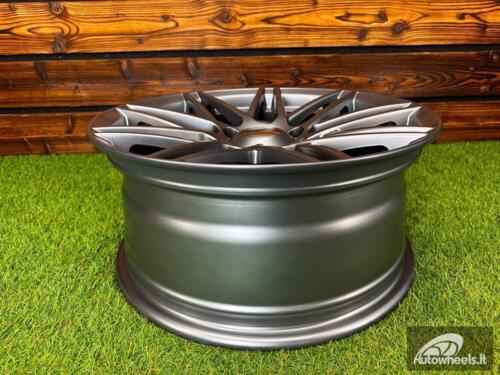 Ratlankis R16x5.5  3X112  ET  30  57.1  HX013  (E269165516S)  Gun Metal Half Matt (GMHM)  For SMART  (Z6)  (Front)