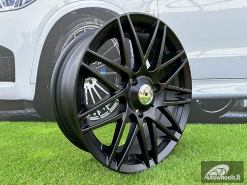 Ratlankis R17x7.5  3X112  ET  25  57.1  HX013  (E269177503S)  Black Half Matt (BLHM)  For SMART  (R)  (Rear)