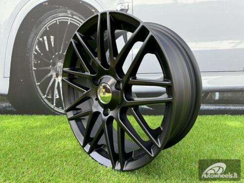 Ratlankis R17x7.5  3X112  ET  25  57.1  HX013  (E269177503S)  Black Half Matt (BLHM)  For SMART  (R+Z6+P2)  (Rear)