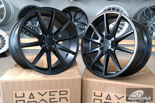 Ratlankis R19x8.5  5X112  ET  28  66.5  HX014  Black Half Matt (BLHM)  For HAXER  (P1)  ((QC2211))