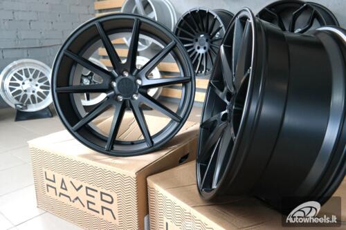 Ratlankis R19x8.5  5X112  ET  28  66.5  HX014  Black Half Matt (BLHM)  For HAXER  (P1)  ((QC2211))